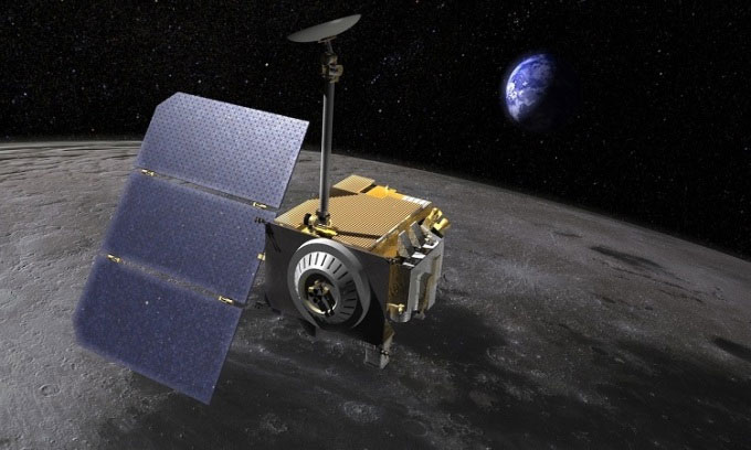 Tàu NASA sẽ tìm mảnh tên lửa đâm vào Mặt trăng