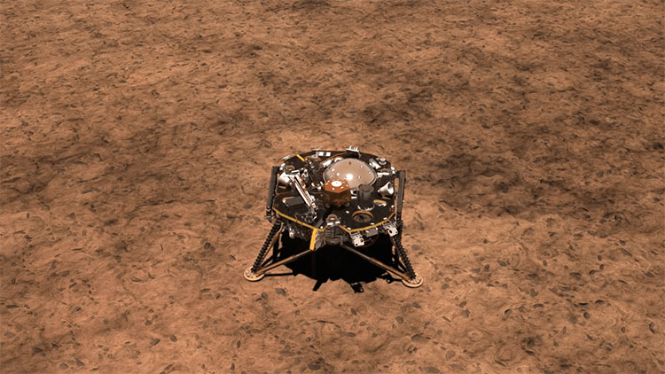 Tàu thăm dò InSight hạ cánh thành công xuống bề mặt sao Hỏa, một kỷ nguyên mới vừa mở ra