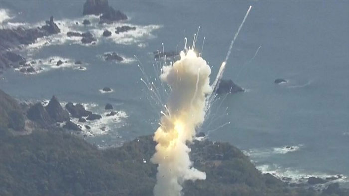 Tên lửa Space One của Nhật nổ tung khi vừa rời bệ phóng vài giây