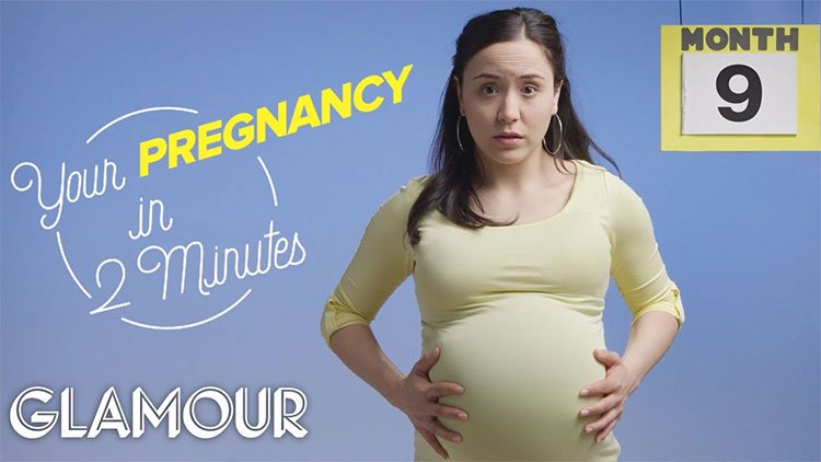 Theo dõi toàn bộ hành trình mang thai kỳ diệu của phụ nữ trong 2 phút!