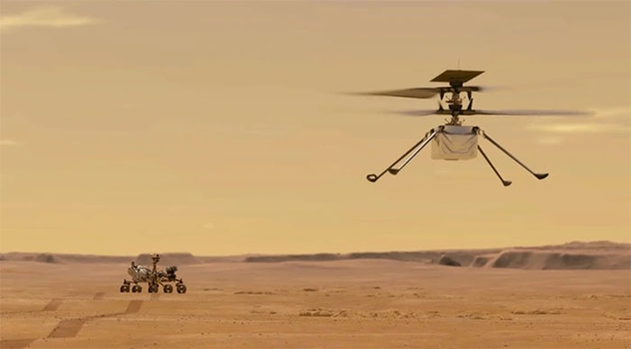Thiết kế đặc biệt của máy bay với mục tiêu tìm kiếm sự sống trên sao Hỏa