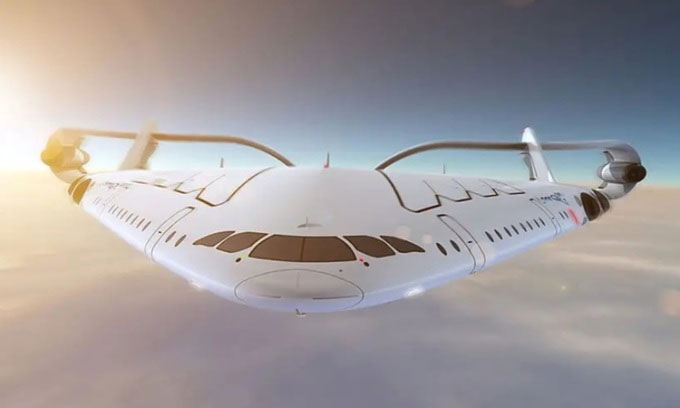 Thiết kế máy bay siêu thanh không cánh 1.850km/h
