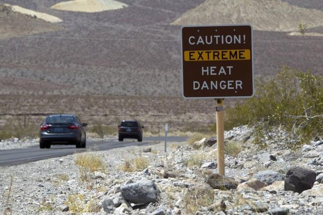 Thung lũng Chết chạm 55 độ C, gần phá kỷ lục nhiệt của Trái đất