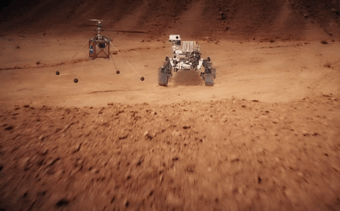 Thước phim vĩ đại từ sao Hỏa: Trực thăng 85 triệu USD cất cánh thành công mỹ mãn