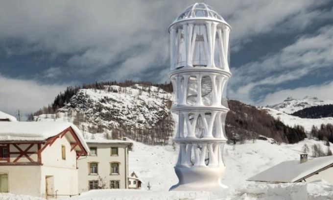 Thụy Sĩ tiến hành in tòa tháp 3D cao nhất thế giới