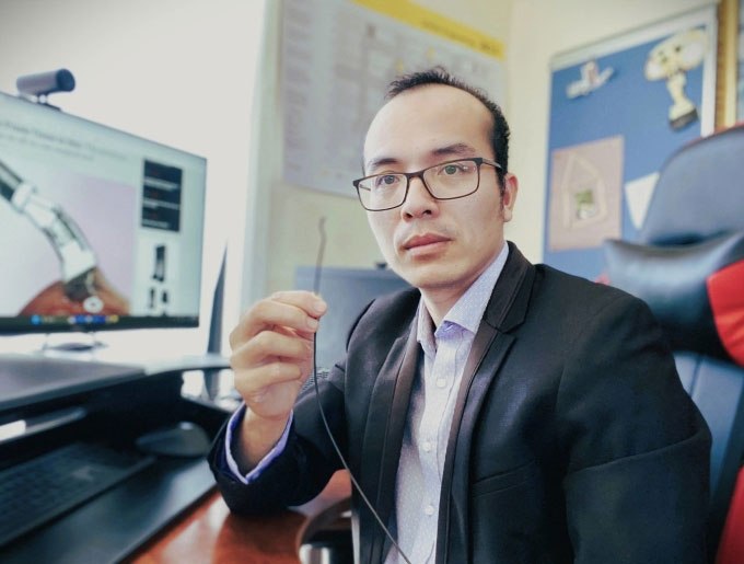 Tiến sĩ Việt chế tạo robot in 3D trực tiếp trong cơ thể