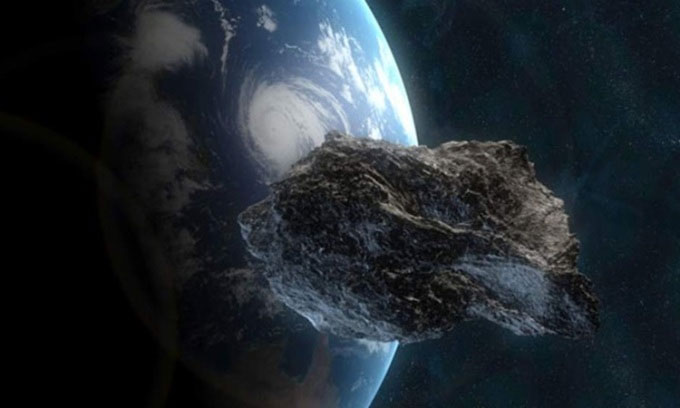 Tiểu hành tinh khổng lồ đang bay gần Trái đất