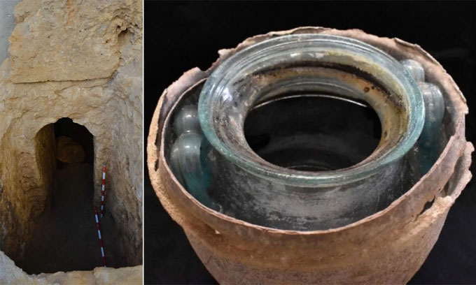 Tìm thấy bình rượu vang lỏng 2.000 năm tuổi vẫn uống được