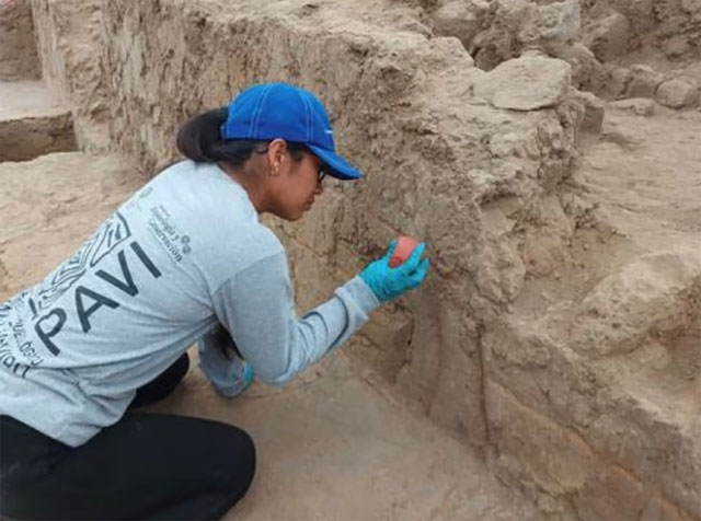 Tìm thấy bức tường cổ hơn 4.000 năm tuổi ở phía bắc Peru