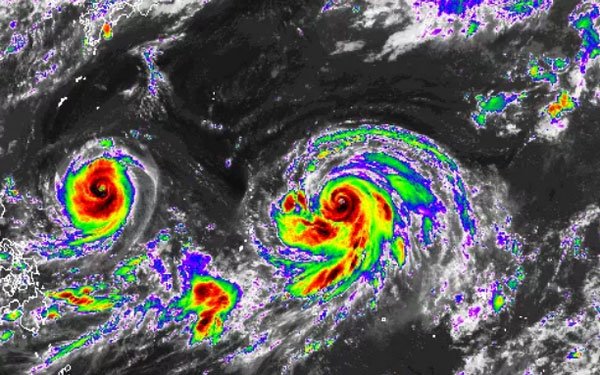 Tin mới nhất về song bão châu Á: 2 cơn bão đánh vào duy nhất quốc gia nào?