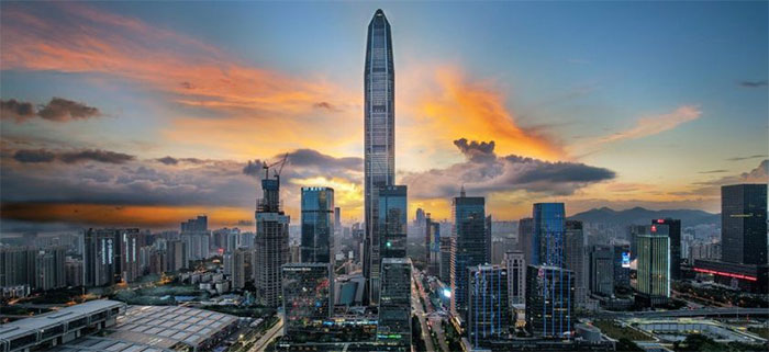 Tòa nhà cao gần 600m có thể chống ăn mòn ở Trung Quốc