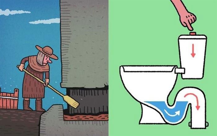 Top 7 sự thật gây rùng mình về nhà vệ sinh thời xưa