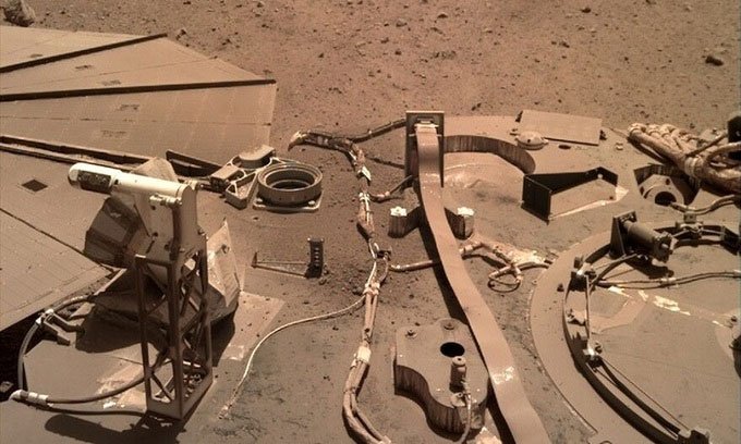 Trạm đổ bộ của NASA đang chết dần trên sao Hỏa