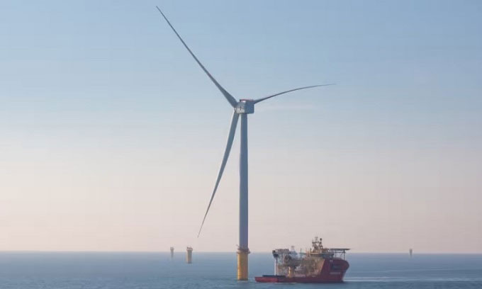Trang trại điện gió lớn nhất thế giới cung cấp điện cho Anh