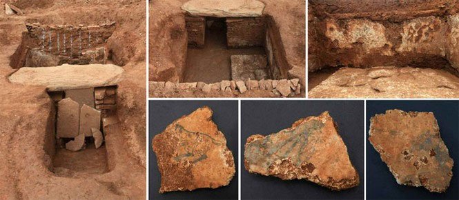 Triều Tiên phát hiện mộ cổ nghìn năm có tranh 4 vị thần hộ mệnh