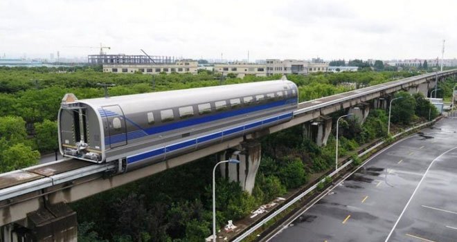 Trung Quốc chạy thử thành công tàu đệm từ tốc độ cao 600km/h