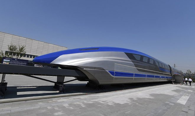 Trung Quốc chạy thử thành công tàu đệm từ tốc độ cao 600km/h