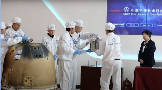 Trung Quốc mở lấy mẫu đất đầu tiên mang về từ Mặt trăng
