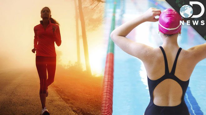 Vận động viên bơi lội hay chạy bộ: Ai có trái tim khỏe mạnh hơn?