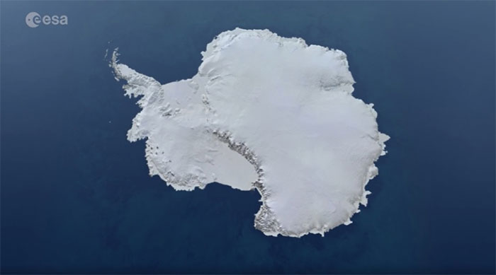 Vệ tinh GOCE tiết lộ cấu trúc bề mặt dưới lớp băng Nam Cực