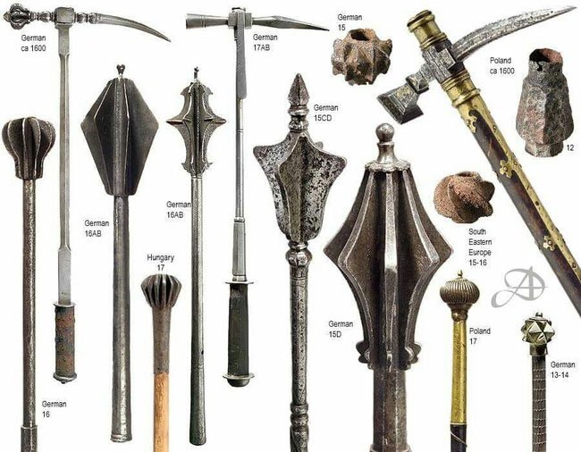 Vì sao chùy là vũ khí đáng sợ nhất châu Âu Trung cổ?