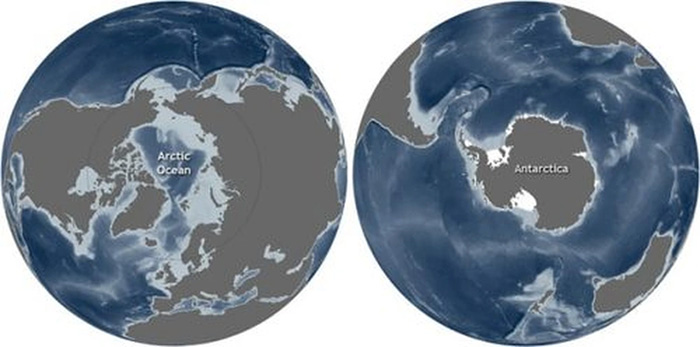 Vì sao Nam Cực lạnh hơn Bắc Cực?