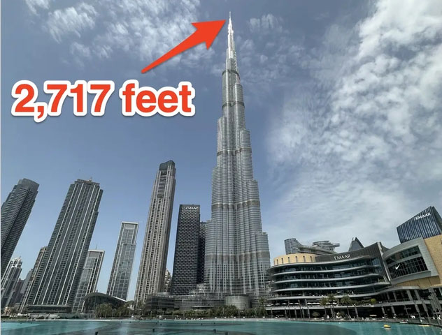 Vì sao tòa nhà cao nhất thế giới chịu được sức gió 240km/h?