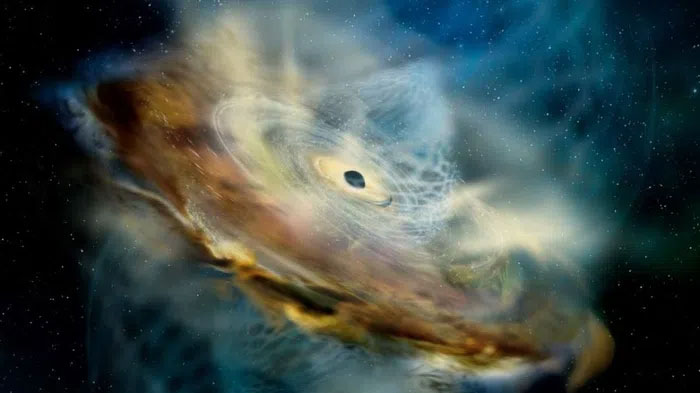 Vũ trụ nghiêng ngả vì lỗ đen quái vật bất ngờ lật ngược
