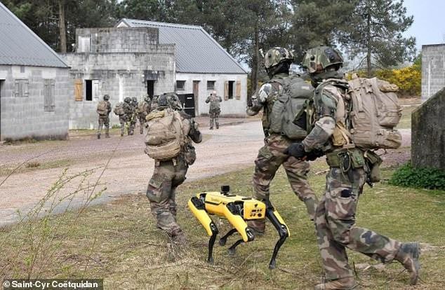 Xem chó robot trị giá 1,7 tỷ đồng của quân đội Pháp trổ tài chiến đấu