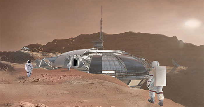 Ý tưởng thiết kế khu định cư trên sao Hỏa độc đáo