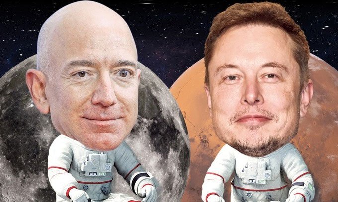 Tham vọng điên rồ của Elon Musk và Jeff Bezos