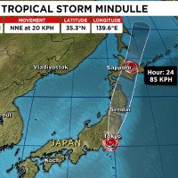 3 cơn bão liên tiếp tấn công Nhật Bản