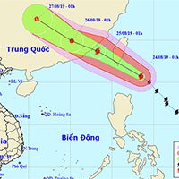 Bão Bailu cuồn cuộn áp sát Biển Đông, Hà Tĩnh - Quảng Trị mưa lớn