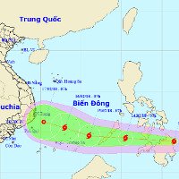 Bão Sanba đổ bộ Philippines, khả năng suy yếu trên biển Đông