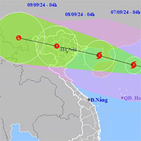 Bão số 3 (Yagi) đã mạnh lên cấp 15, khả năng lên cấp siêu bão trong hôm nay