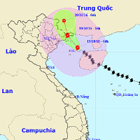 Bão số 7 vào Quảng Ninh, Hà Nội đề phòng gió giật