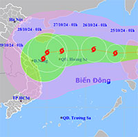 Bão Trà Mi vào Biển Đông hôm nay, hướng di chuyển kỳ dị