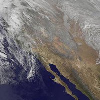 Bão tuyết lịch sử ở bờ Đông nước Mỹ qua ảnh vệ tinh