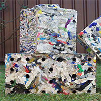 Biến rác thải nhựa không thể tái chế thành khối xây dựng