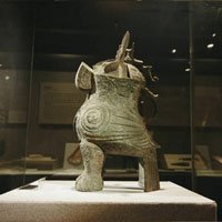 Bình rượu đồng 3.000 năm tuổi trong bảo tàng Trung Quốc