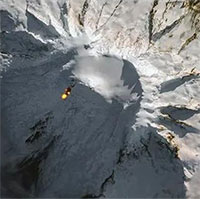 Bức ảnh vệ tinh gây sửng sốt từ núi lửa gần Nam Cực
