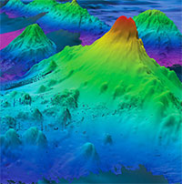 Các nhà nghiên cứu phát hiện 19.000 núi lửa dưới đáy biển