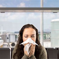 Cách phòng ngừa lây nhiễm cảm cúm trên máy bay