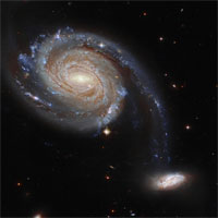Cặp thiên hà tương tác cách xa 220 triệu năm ánh sáng