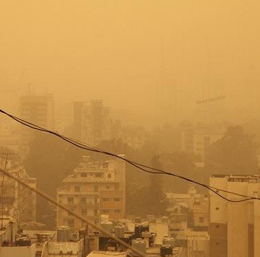 Chiến sự Syria gây bão cát bất thường ở Trung Đông