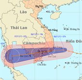 Chiều nay, áp thấp mới áp sát Nam Trung Bộ, Nam Bộ