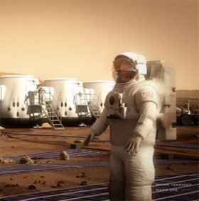 Con người chỉ có thể sống được 68 ngày trên sao Hỏa