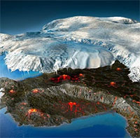 Điều gì sẽ xảy ra nếu những ngọn núi lửa ẩn mình dưới lớp băng của Nam Cực thức giấc?
