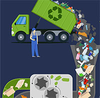 Điều gì xảy ra trong quy trình tái chế rác thải?