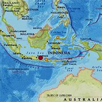 Động đất 6 độ gây sập nhà ở Indonesia, ít nhất ba người chết